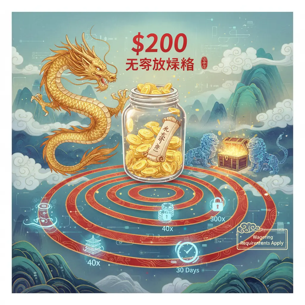 $200 no deposit bonus - Requirements