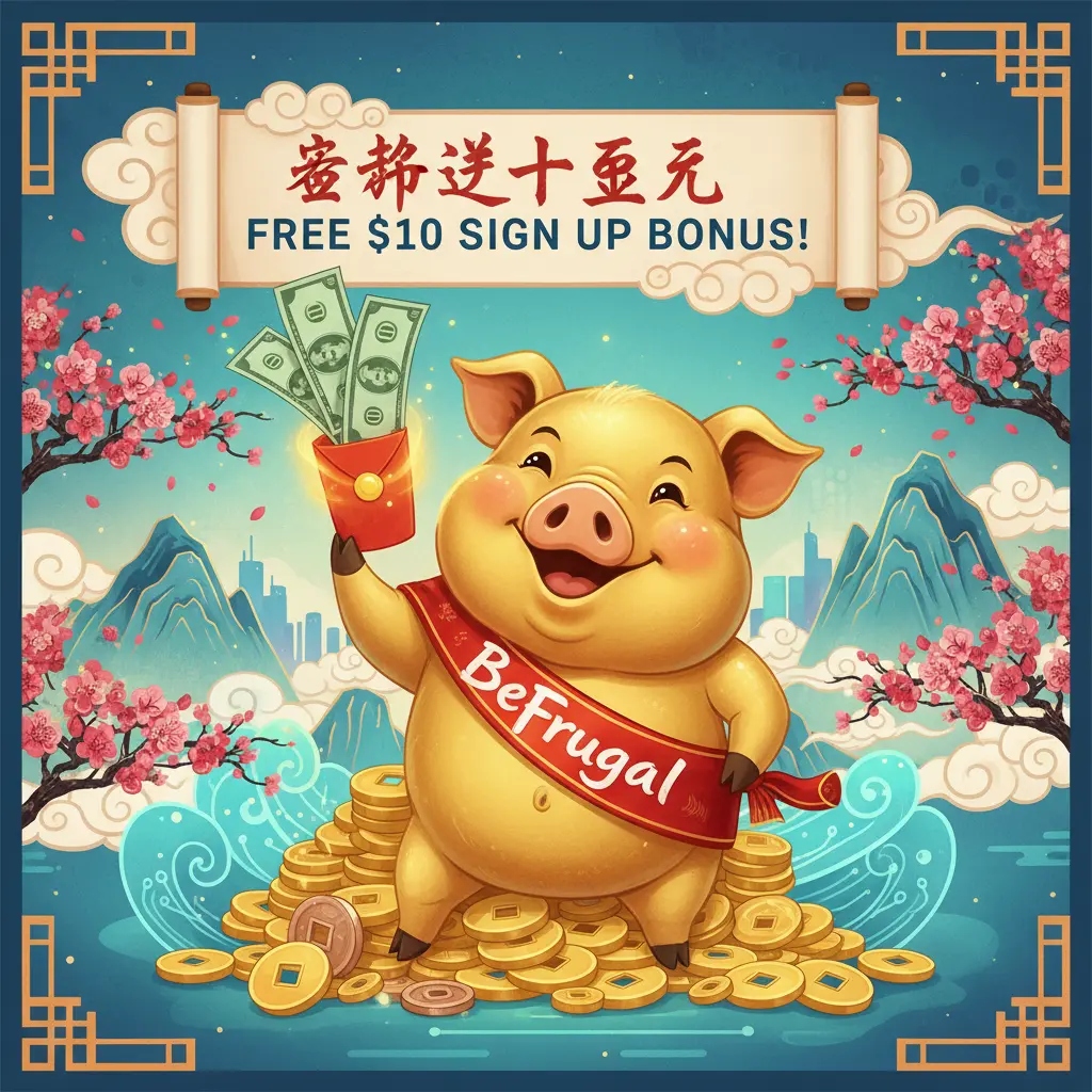 free $10 sign up bonus - BeFrugal